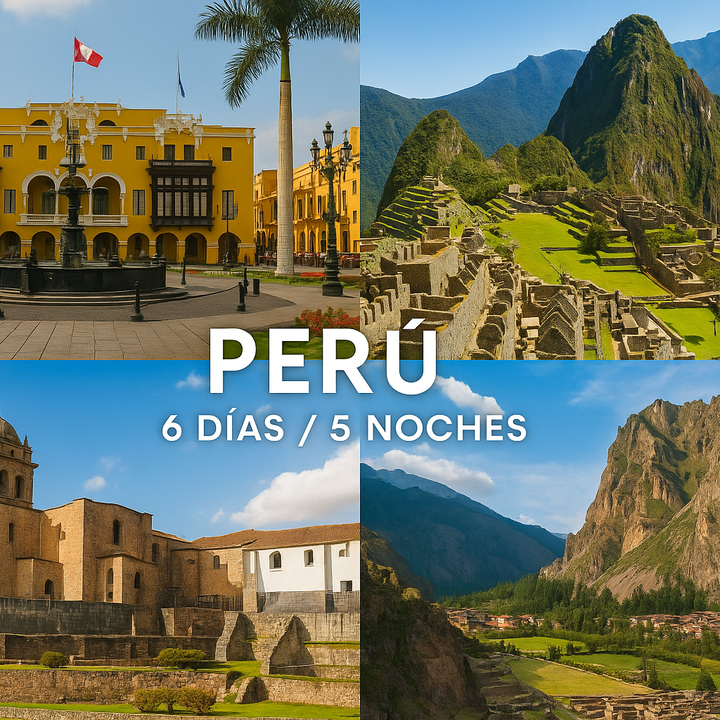 6 días 5 Noches Perú Costa Brasil Turismo