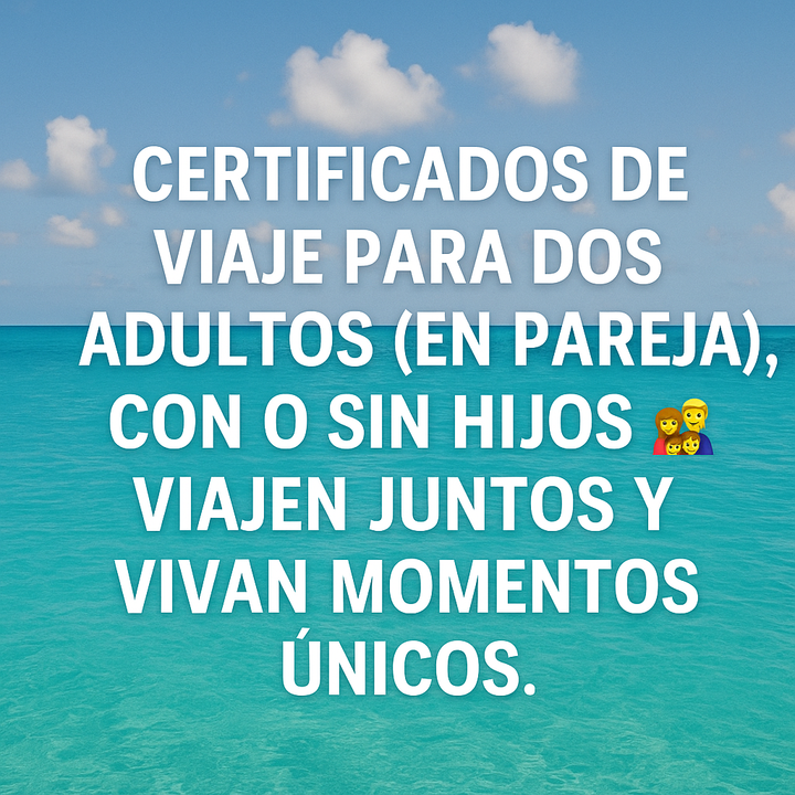 Certificado de Viaje CostaBrasilTurismo
