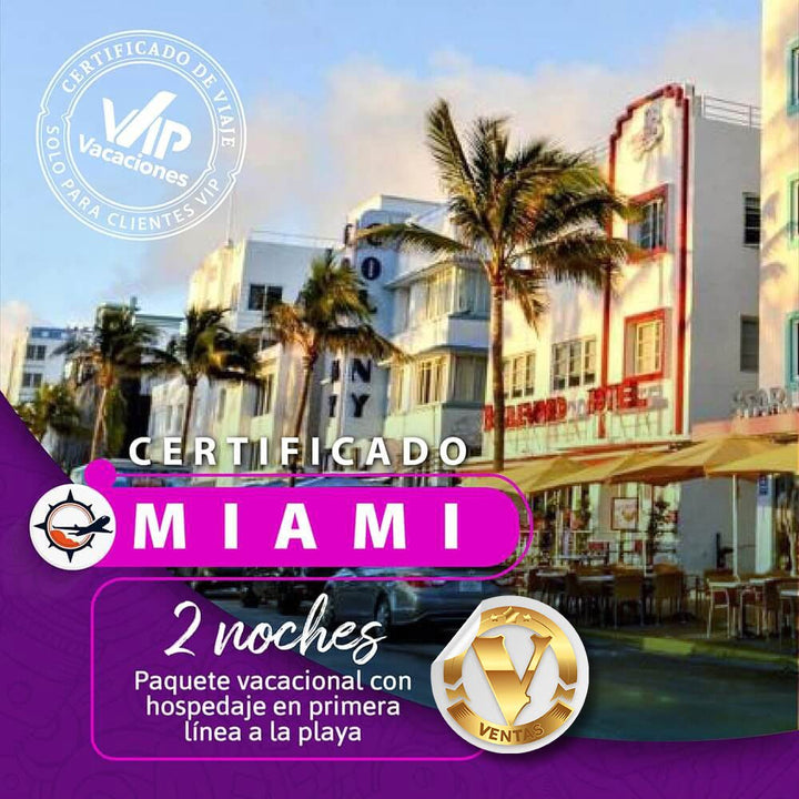 3 Días 2 Noches Miami EEUU Costa Brasil Turismo
