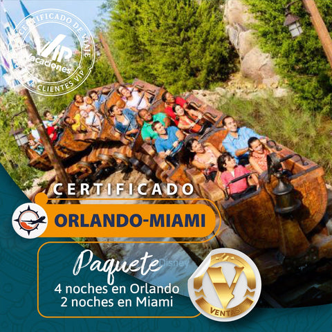 4 Noches Orlando 2 Noches Miami EEUU Costa Brasil Turismo