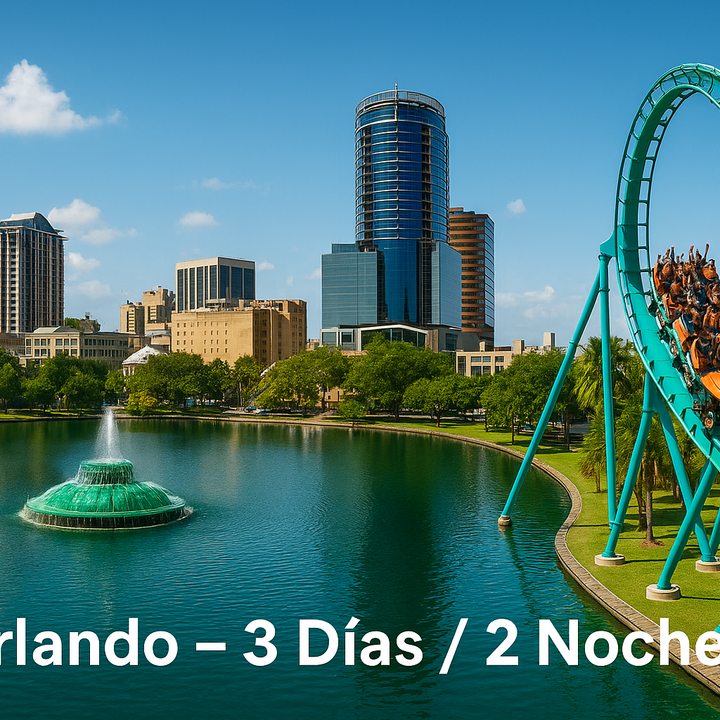 3 Días 2 Noches Orlando EEUU Costa Brasil Turismo