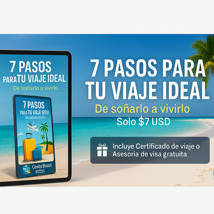 Ebook 7 Pasos para Tu Viaje Ideal Costa Brasil Turismo
