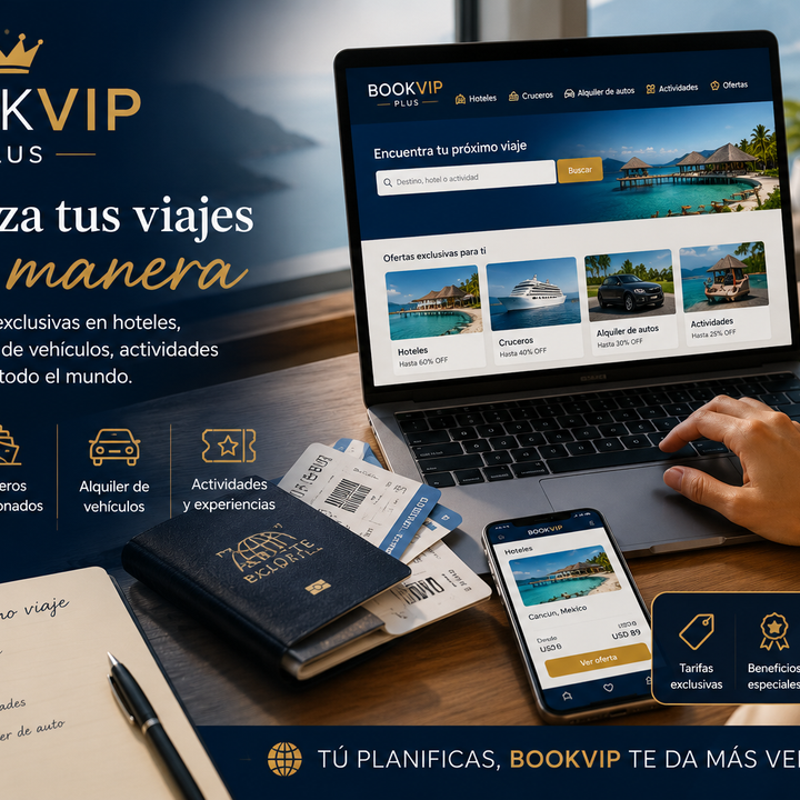 Membresía Exclusiva BookVIP Plus ✈️ Costa Brasil Turismo