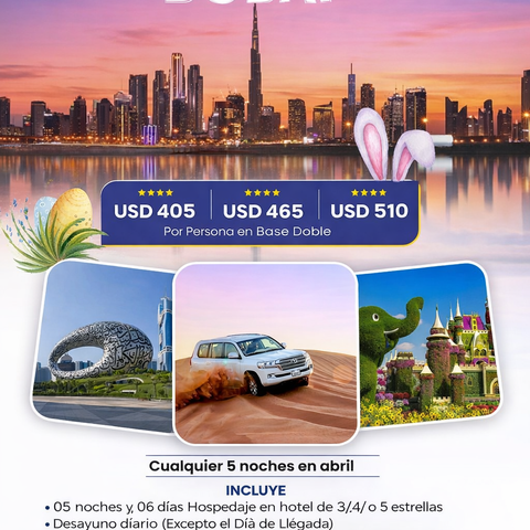 ✨ Dubái: lujo, modernidad y experiencias inolvidables Costa Brasil Turismo