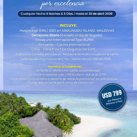🌊 Maldivas: escape exclusivo en el paraíso Costa Brasil Turismo