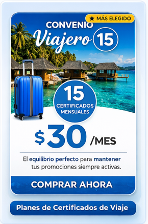 🌍 Convenio Empresarial – Plan Viajero 15 Costa Brasil Turismo